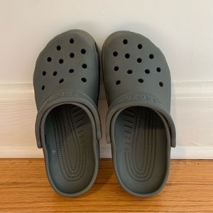 Classic Dark Gray Crocs - Size M4 W6